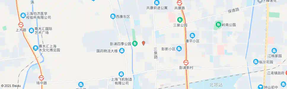 上海临汾路长临路_公交站地图_上海公交_妙搜公交查询2025