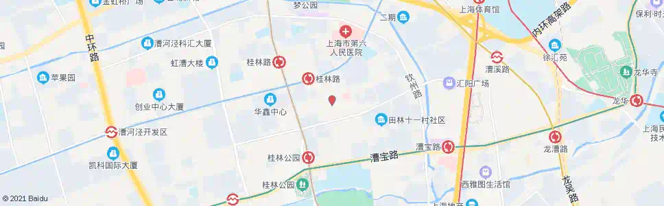 上海田林新村(柳州路田林路)_公交站地图_上海公交_妙搜公交查询2025