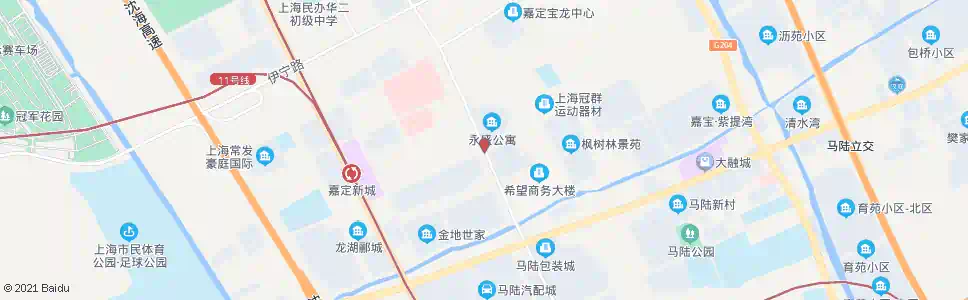 上海永盛路双单路_公交站地图_上海公交_妙搜公交查询2025