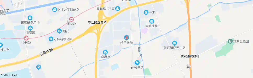 上海殷北路孙桥路_公交站地图_上海公交_妙搜公交查询2025