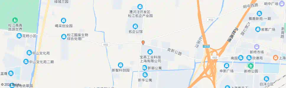 上海卖新公路新桥_公交站地图_上海公交_妙搜公交查询2025