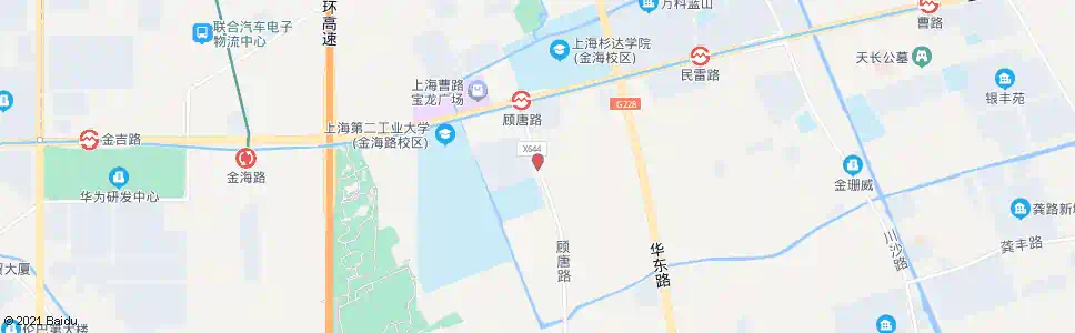 上海顾唐路金海路_公交站地图_上海公交_妙搜公交查询2025