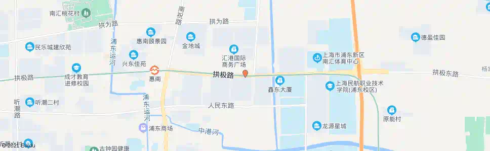 上海拱极路川南奉公路_公交站地图_上海公交_妙搜公交查询2025