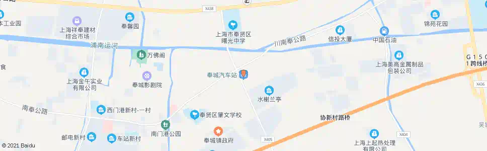 上海川南奉公路奉海公路(奉城汽车站)_公交站地图_上海公交_妙搜公交查询2025