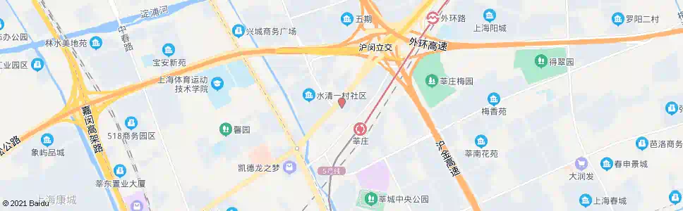 上海莘庄地铁站北广场_公交站地图_上海公交_妙搜公交查询2025