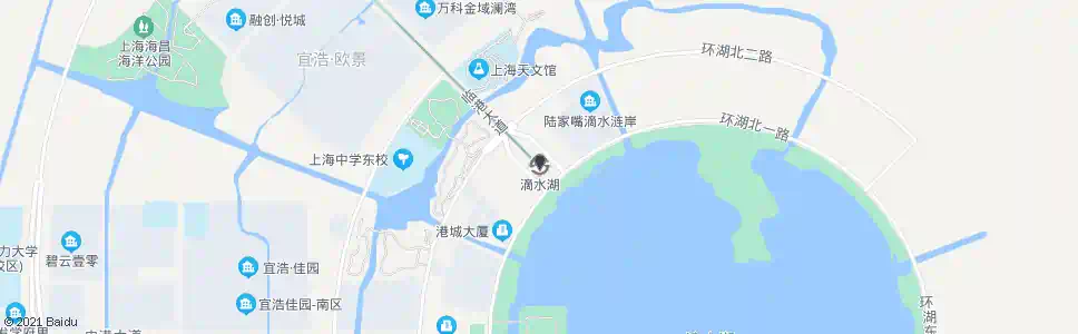 上海滴水湖_公交站地图_上海公交_妙搜公交查询2025