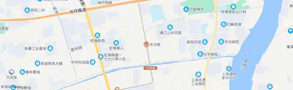 上海华泾小区_公交站地图_上海公交_妙搜公交查询2025