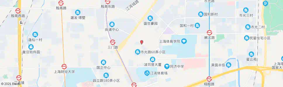 上海市光路民府路_公交站地图_上海公交_妙搜公交查询2025