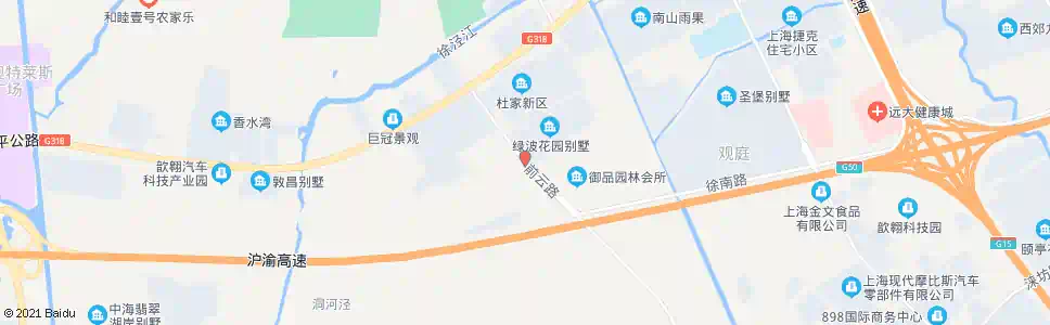 上海前云路沪青平公路_公交站地图_上海公交_妙搜公交查询2025
