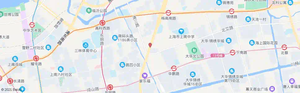 上海杨高南路浦三路_公交站地图_上海公交_妙搜公交查询2025