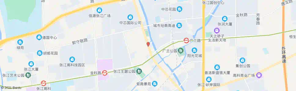 上海张江路祖冲之路_公交站地图_上海公交_妙搜公交查询2025