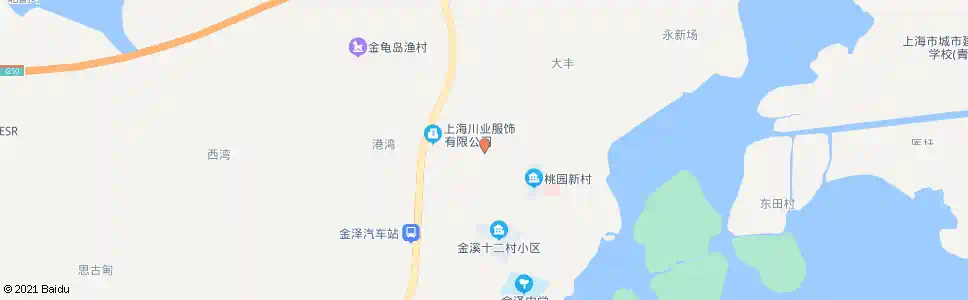 上海培爱路培育路(金泽派出所)_公交站地图_上海公交_妙搜公交查询2025