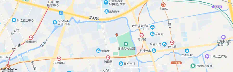 上海前程路锦绣路(浦东图书馆)_公交站地图_上海公交_妙搜公交查询2025