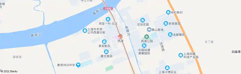 上海西渡医院(招呼站)_公交站地图_上海公交_妙搜公交查询2025