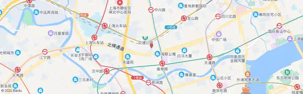上海天目中路晋元路_公交站地图_上海公交_妙搜公交查询2025