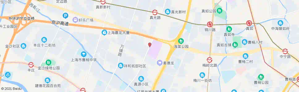 上海真光路曹安路_公交站地图_上海公交_妙搜公交查询2025