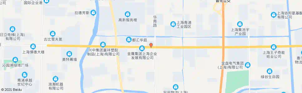 上海崧泽大道华青路_公交站地图_上海公交_妙搜公交查询2025