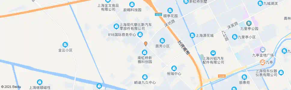 上海九泾路涞坊路_公交站地图_上海公交_妙搜公交查询2025