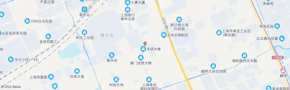 上海金都路华宁路_公交站地图_上海公交_妙搜公交查询2025