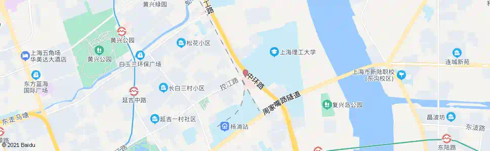 上海营口路控江路_公交站地图_上海公交_妙搜公交查询2025