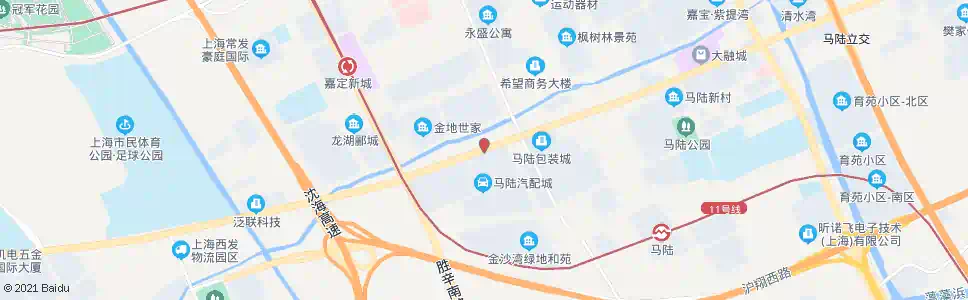 上海宝安公路永盛路_公交站地图_上海公交_妙搜公交查询2025