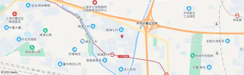 上海桃浦七村_公交站地图_上海公交_妙搜公交查询2025