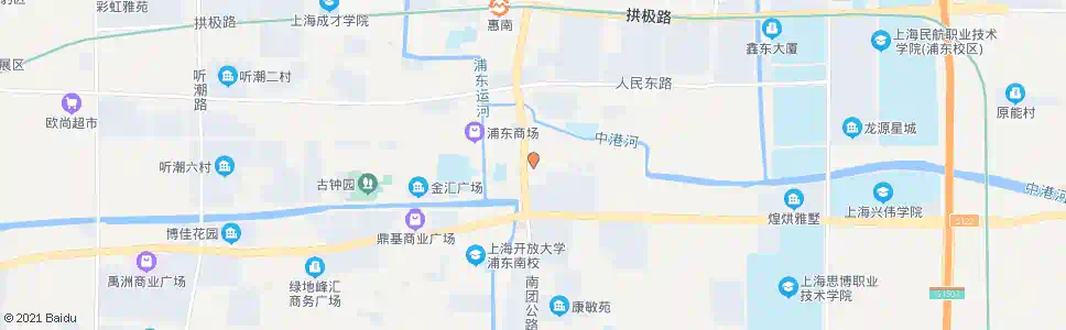上海惠东路南祝路_公交站地图_上海公交_妙搜公交查询2025
