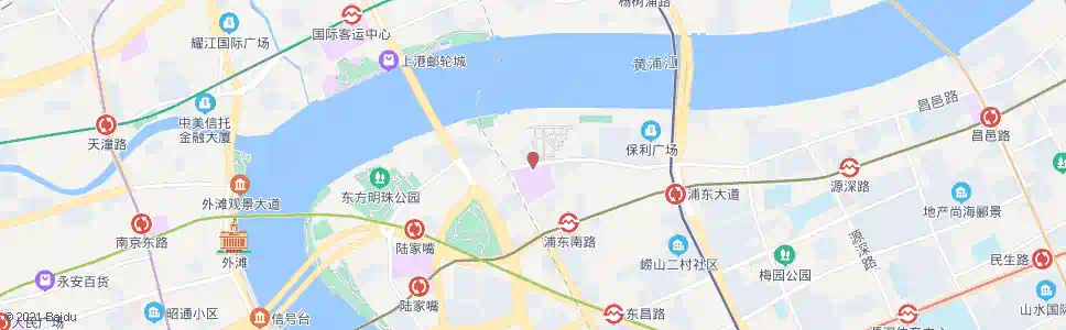上海银城路浦东南路_公交站地图_上海公交_妙搜公交查询2025