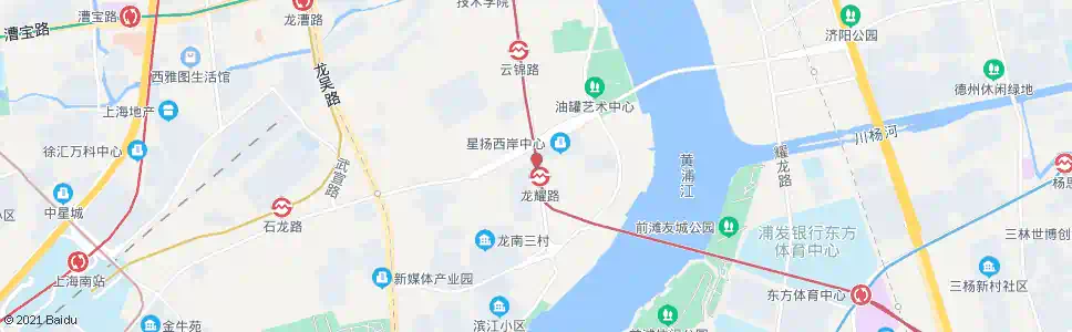 上海云锦路龙耀路_公交站地图_上海公交_妙搜公交查询2025