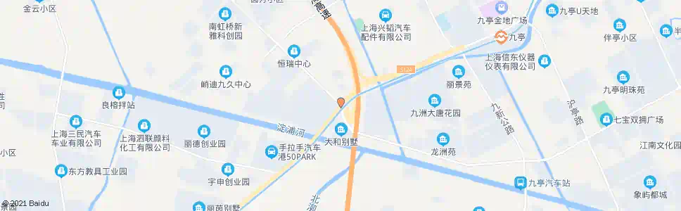 上海九亭公路沪松公路_公交站地图_上海公交_妙搜公交查询2025