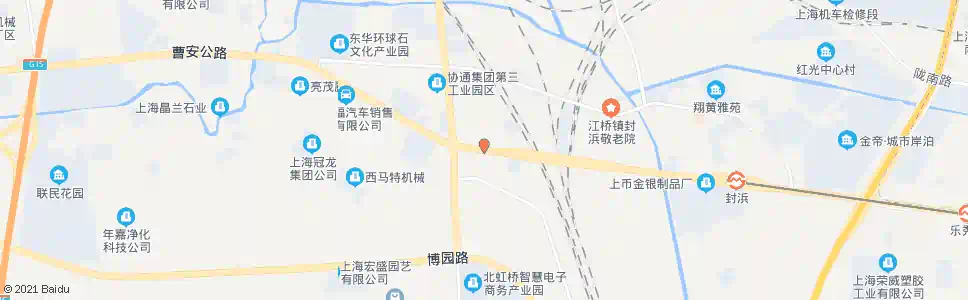 上海曹安路翔江路_公交站地图_上海公交_妙搜公交查询2025