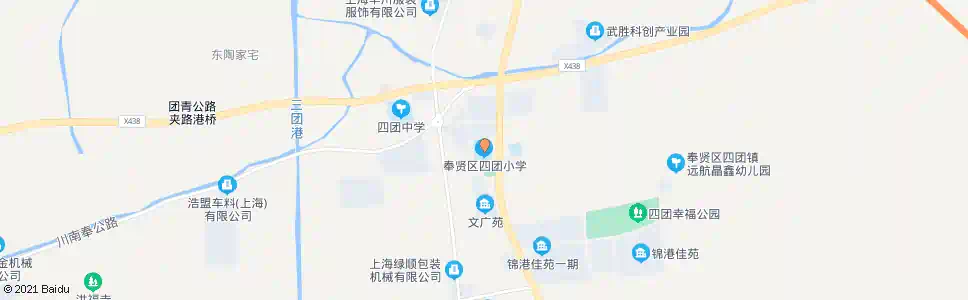 上海四团小学_公交站地图_上海公交_妙搜公交查询2025