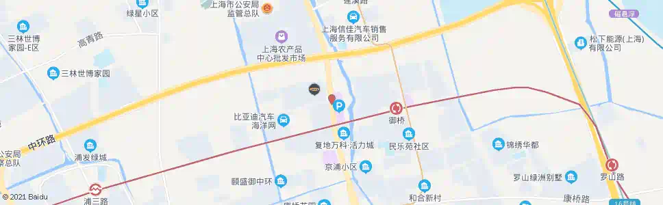 上海沪南路御桥路_公交站地图_上海公交_妙搜公交查询2025