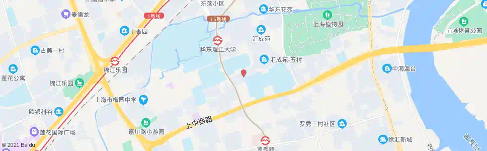 上海老沪闵路上中路(光华园)_公交站地图_上海公交_妙搜公交查询2025
