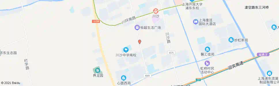 上海妙境路平川路_公交站地图_上海公交_妙搜公交查询2025