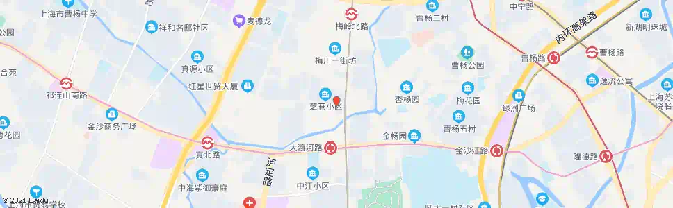 上海大渡河路怒江北路_公交站地图_上海公交_妙搜公交查询2025