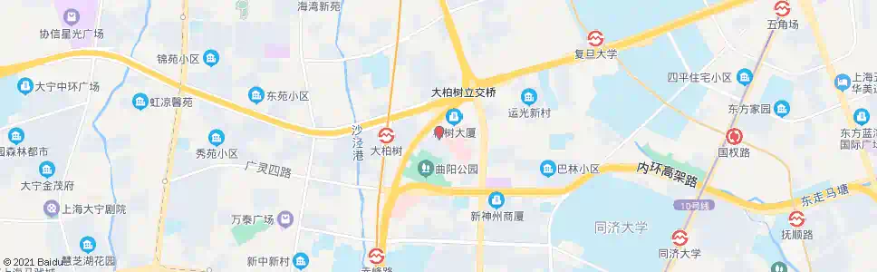 上海岳阳医院_公交站地图_上海公交_妙搜公交查询2025
