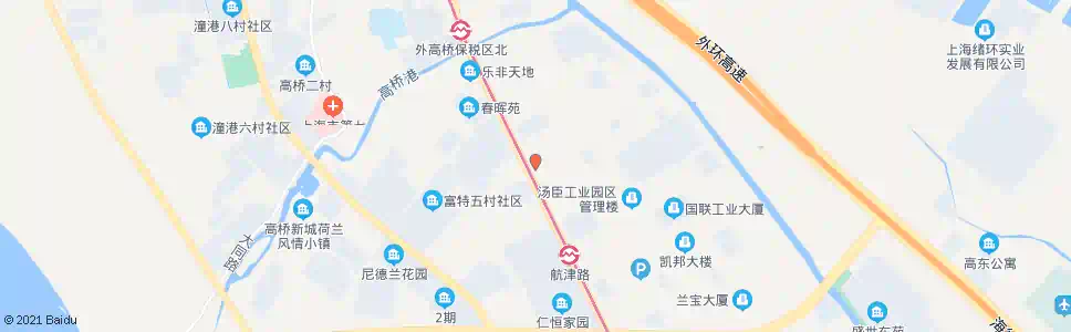 上海富特西一路日京路_公交站地图_上海公交_妙搜公交查询2025