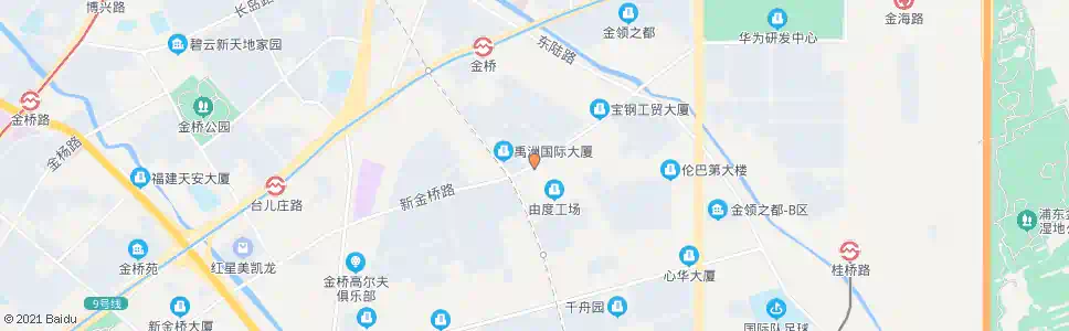 上海新金桥路金桥路_公交站地图_上海公交_妙搜公交查询2025