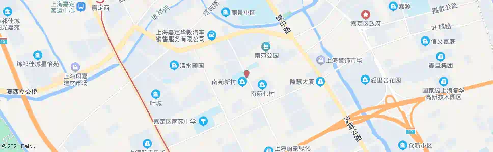 上海南苑小学_公交站地图_上海公交_妙搜公交查询2025