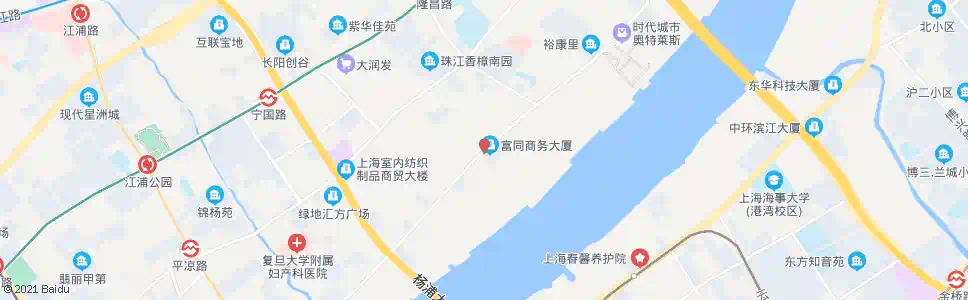 上海杨树浦路宁武路_公交站地图_上海公交_妙搜公交查询2025