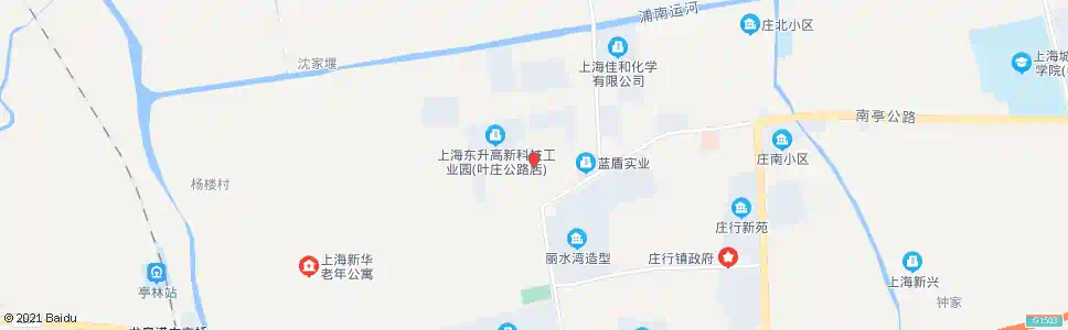 上海叶庄路_公交站地图_上海公交_妙搜公交查询2025