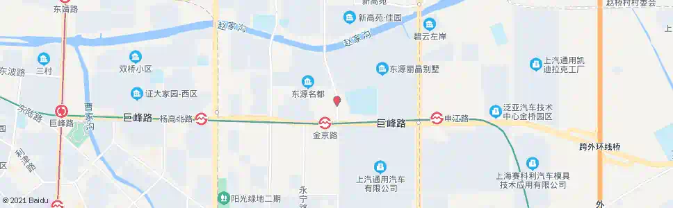 上海金京路源华路_公交站地图_上海公交_妙搜公交查询2025