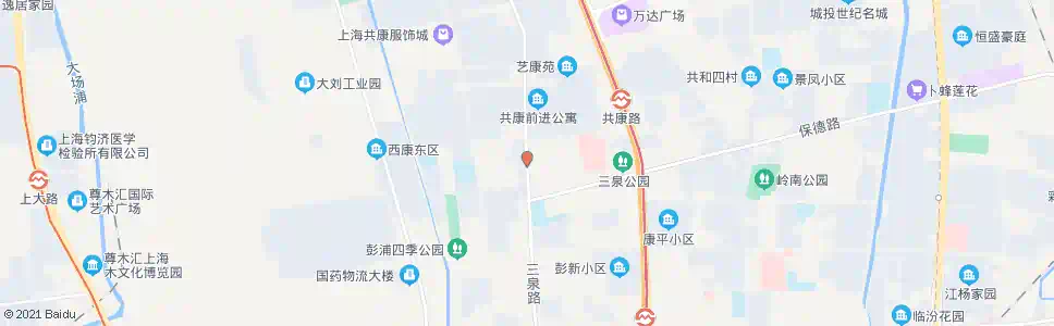 上海三泉路保德路_公交站地图_上海公交_妙搜公交查询2025