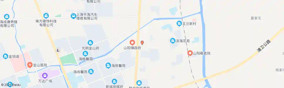 上海山阳受理中心_公交站地图_上海公交_妙搜公交查询2025