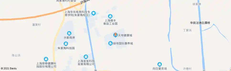 上海康业路康欧路(天地健康城)_公交站地图_上海公交_妙搜公交查询2025