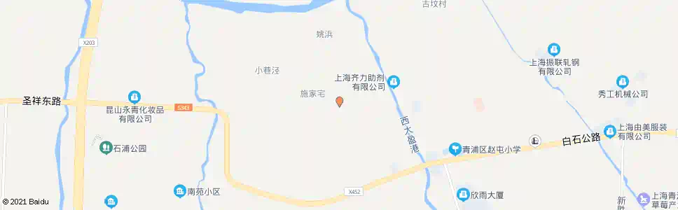 上海蔡家路小巷泾村_公交站地图_上海公交_妙搜公交查询2025