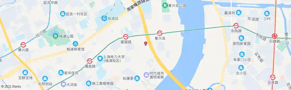 上海平凉路军工路_公交站地图_上海公交_妙搜公交查询2025