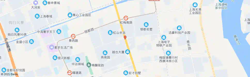 上海景联路虹梅南路_公交站地图_上海公交_妙搜公交查询2025
