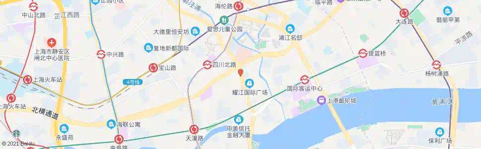 上海吴淞路海宁路_公交站地图_上海公交_妙搜公交查询2025